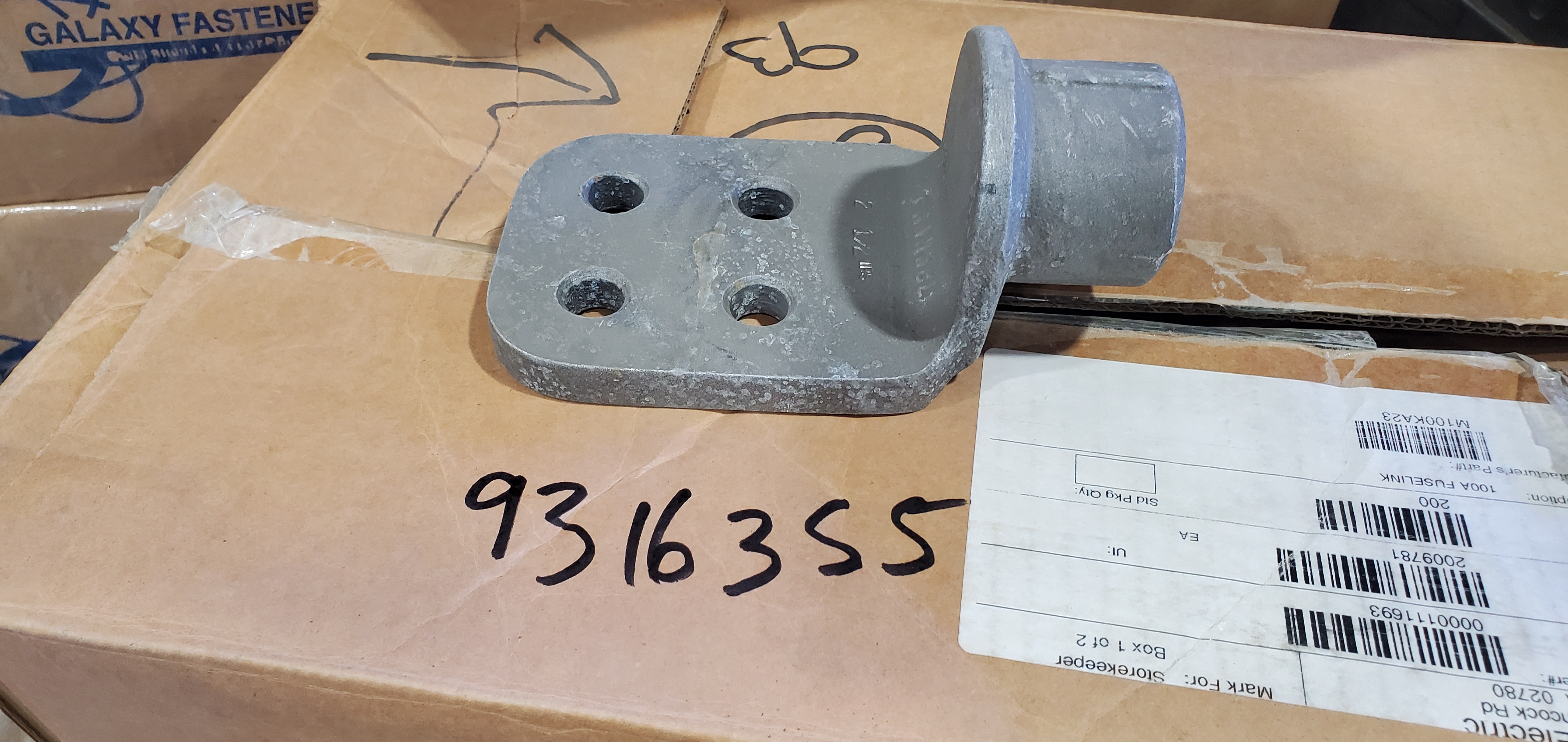 CONNECTOR, TERM WLD 2-1/2IPS AL TUBE 4H